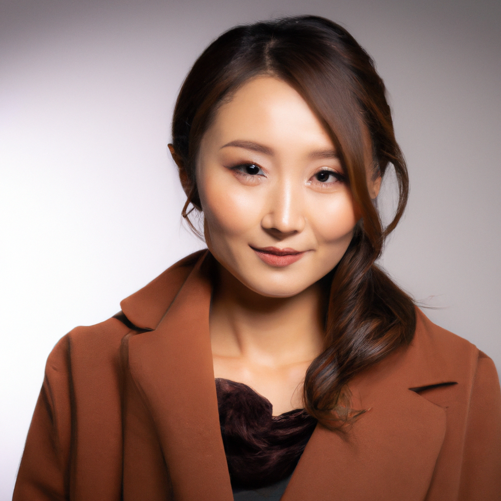 クリーンなヘッドショット。ソフトライトとグレーバックで上品に